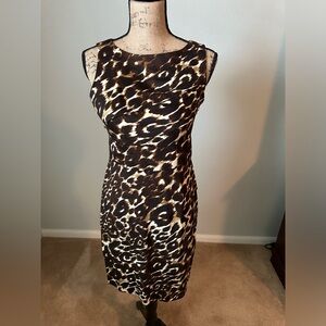 Calvin Klein Sheath Dress Knee Length Size 6